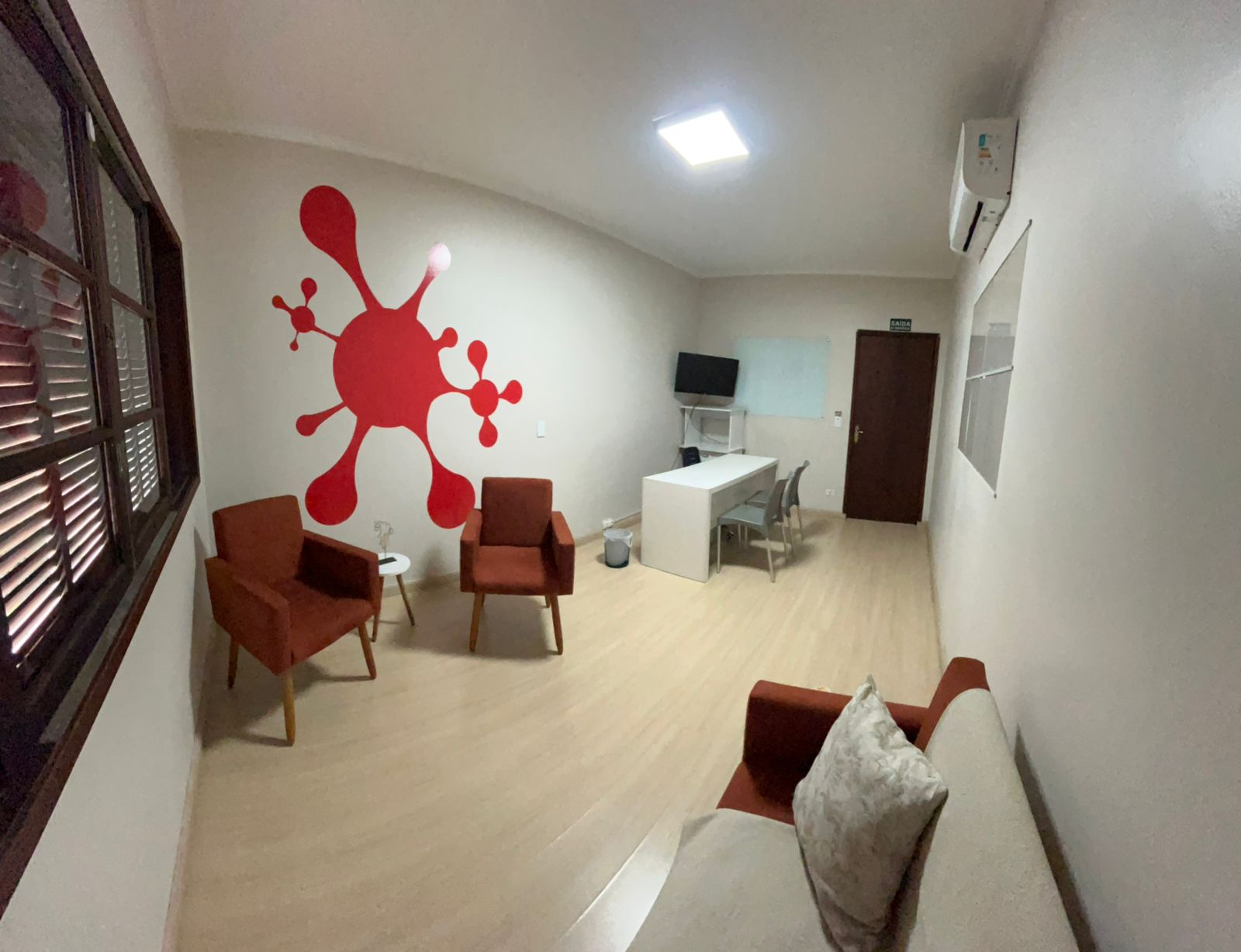 Sala de atendimento psicológico da Clínica Neurovitta